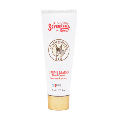 crème mains 75 ml au lait d'ânesse BIO de la Savonnerie de Nyons