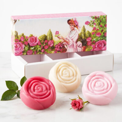Lot de 3 Savons Roses 50g - photo 2