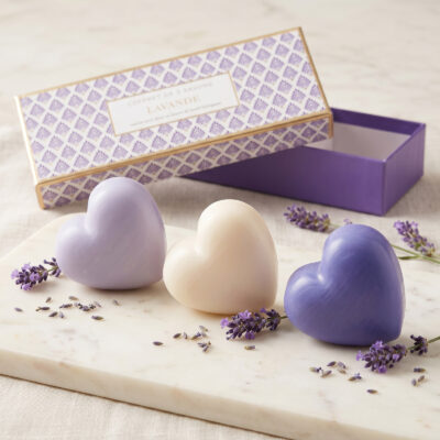 Coffret de 3 Savons Coeur Art deco - photo 2