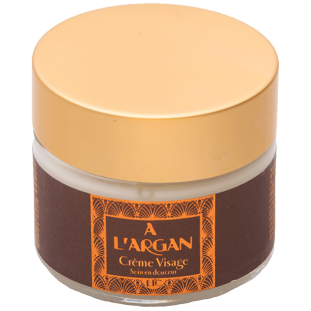 Creme visage a l'huile d'argan Bio de la collection "Huile d'Argan" - Fabriqué en France par La Savonnerie de Nyons