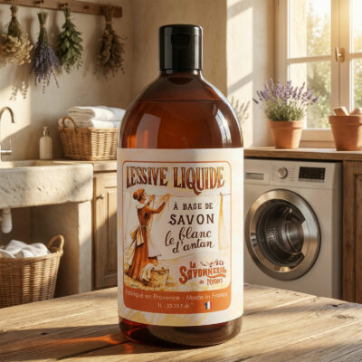 Lessive Liquide 1 Litre au savon de Marseille - photo 3