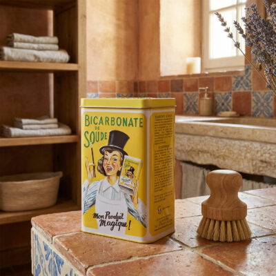 Bicarbonate de Soude et sa jolie boite en metal de 1 kg