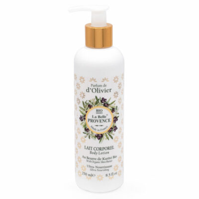 Lait corporel a l'olivier de la collection "La Belle Provence" - Fabriqué en France par La Savonnerie de Nyons