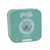 Boite à savon de 100g à l'aloe vera Bio en métal illustrée de la collection de savons "Boites avec Savons" - Fabriqué en France par La Savonnerie de Nyons
