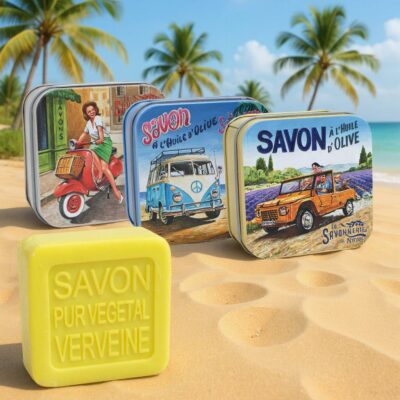 Boite Métal Vespa & Savon 100g - photo 3