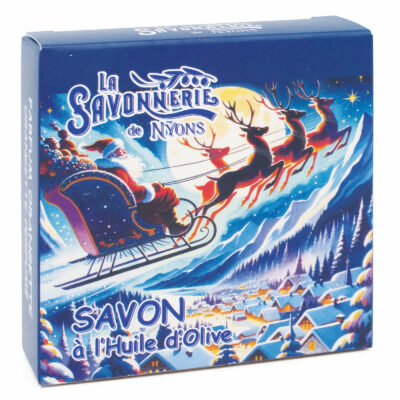 Savon 100g Orangette - Beurre de Karité Bio et Huile d’Olive de Nyons – Étui en Carton Noël – Le Traîneau - photo 2