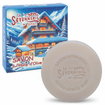 Savon orangette 100 g Beurre de Karité Bio et Huile d’Olive de Nyons – Étui en carton Noël
