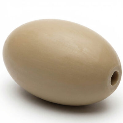 Savon oval à l'huile d'olive AOC de Nyons de 260 grammes pour porte savon rotatif mural