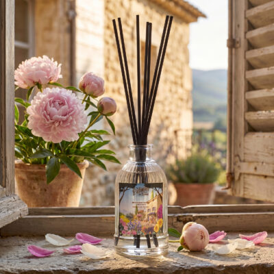 diffuseur de parfum bouquet de pivoines 200ml