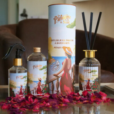 diffuseur d'ambiance photo pétales de rose (350ml)