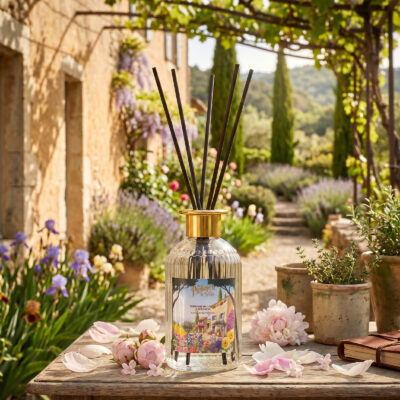 diffuseur de parfum bouquet de pivoines 350ml