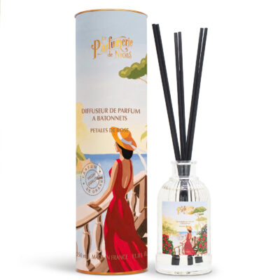 Diffuseur de Parfum à Bâtonnets Pétales de Rose 200 ml