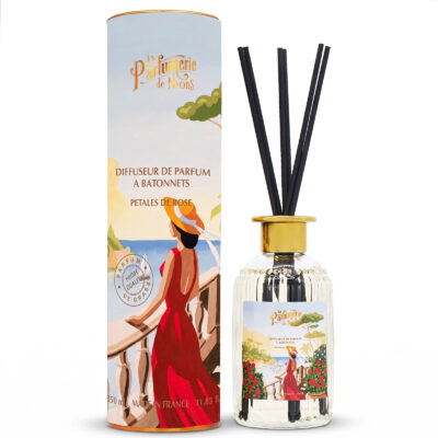 Grand Diffuseur de Parfum à Bâtonnets Pétales de Rose 350 ml