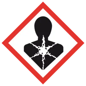 Huile essentielle de lavandin 100 ml / compte-gouttes | La Savonnerie de Nyons Pictogramme signalisant un danger pour la santé